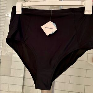 Marina West high waisted bikini bottoms, Size L, NWT